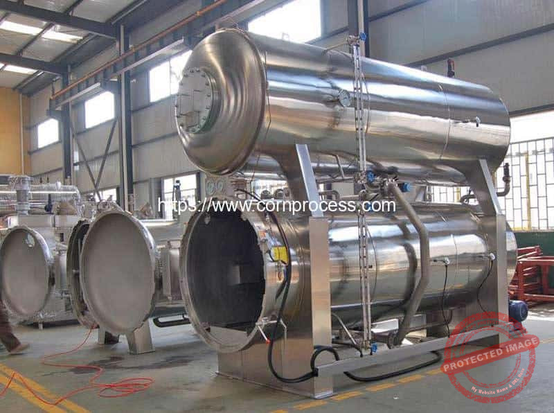 Double-Layer-Water-Spray-Type-Packed-Corn-Kernel-Sterilizer-Retort-Autoclave